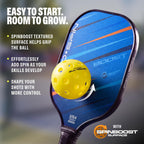 PRO-SPIN BOOST Paletas de Pickleball (Set de 2 o 4) con Pelotas para Todas las Superficies y Bolsa