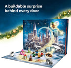Lego Calendario de Adviento de Harry Potter 2025 juguete para niños, cuenta regresiva de vacaciones para niños y niñas, 7+ - 24 sorpresas construibles, incluyendo minifiguras de Harry, Draco y Luna, idea de regalo para niños para Navidad - 76456