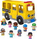 Fisher-Price Little People Autobús Escolar Grande Amarillo, Multilenguaje