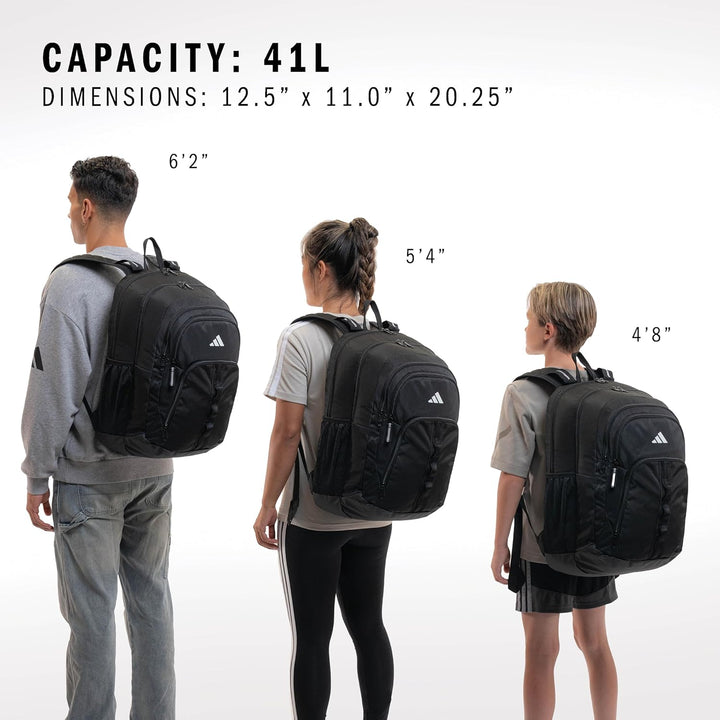 Mochila adidas Unisex Prime para el trabajo, bolsa para laptop, moc...