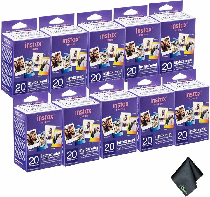 FUJIFILM INSTAX MINI Instant Film Variety Value Pack (10x2 Exposure...