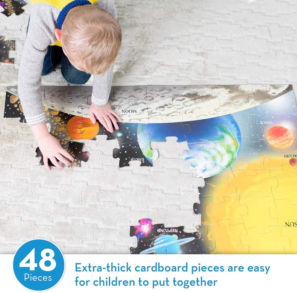 Paquete de 6 rompecabezas de piso Melissa & Doug Solar System