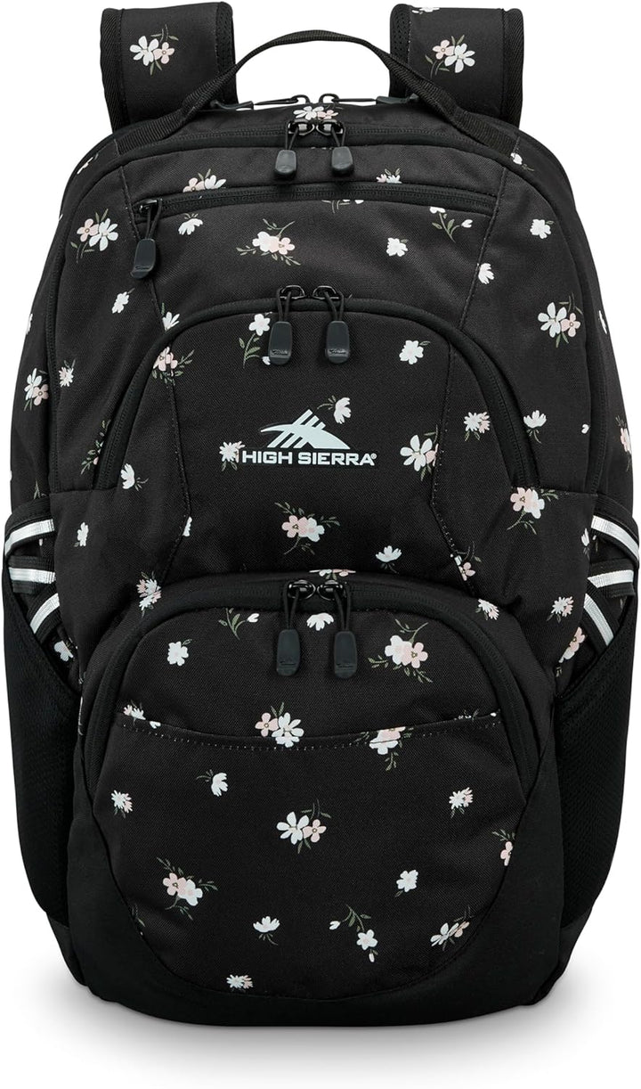 High Sierra Mochila Swoop Sg unisex, negro (Floral\/Black), Tamaño...