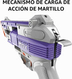 Dart Zone Max Nitroshot+ Outlaw - Lanzador de dardos Hammer-Prime Pro de
