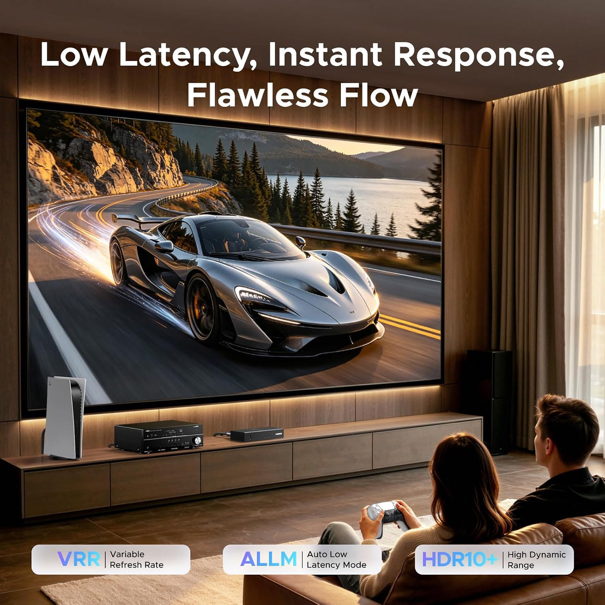 UGREEN 8K@60Hz HDMI 2.1 Switch 3 entradas 1 salida, con control remoto, VRR, 4K@240Hz