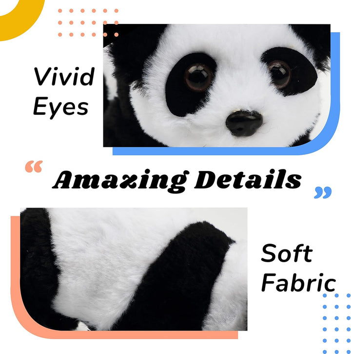 Hopearl Crawling Panda - Juguete electrónico interactivo de peluche...