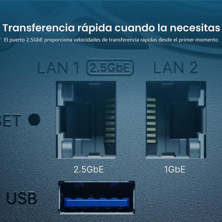 Synology DiskStation DS725+ de 2 bahías (sin disco)