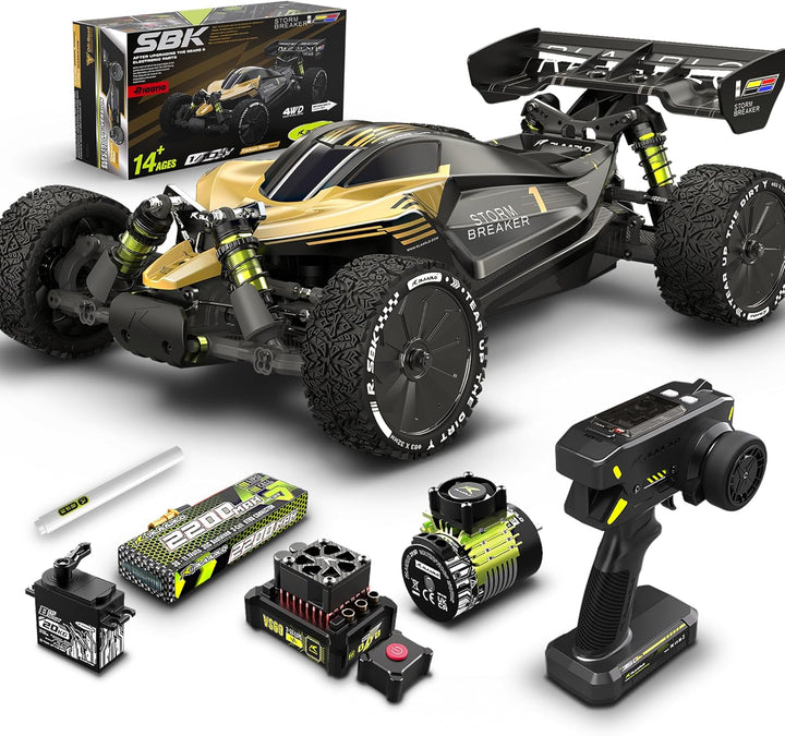 RIAARIO Coches RC sin escobillas 1\/10, RTR, principiantes, máx. 50...