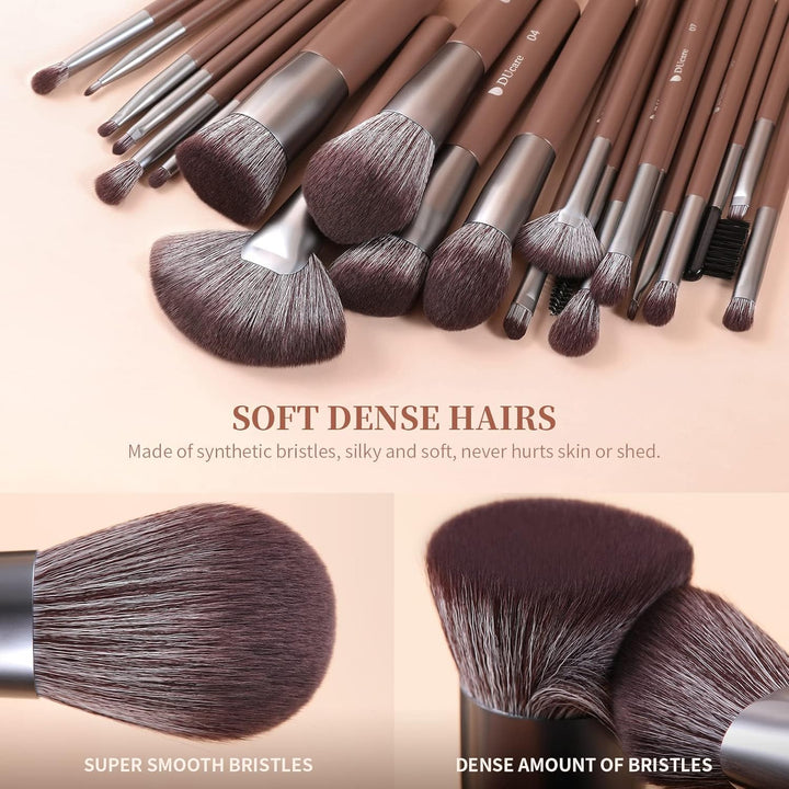 DUcare Juego de 22 brochas de maquillaje profesionales de grado pro...