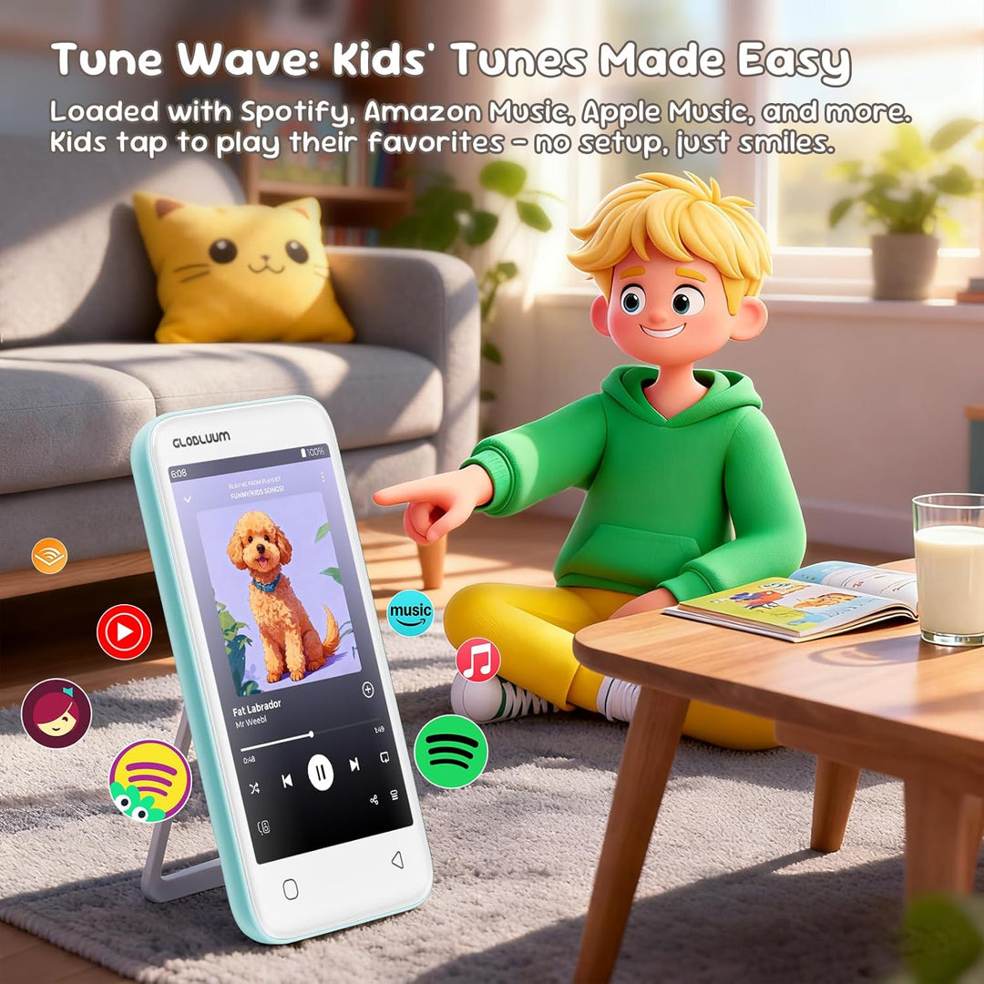 Reproductor de MP3 para niños, controles parentales, 16 GB, compati...