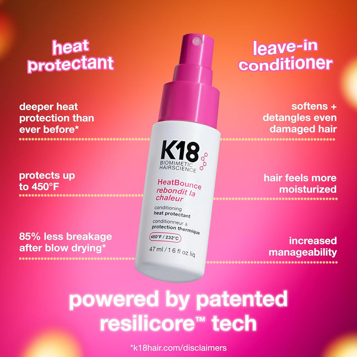 K18 HeatBounce Spray protector de calor acondicionador, acondiciona...
