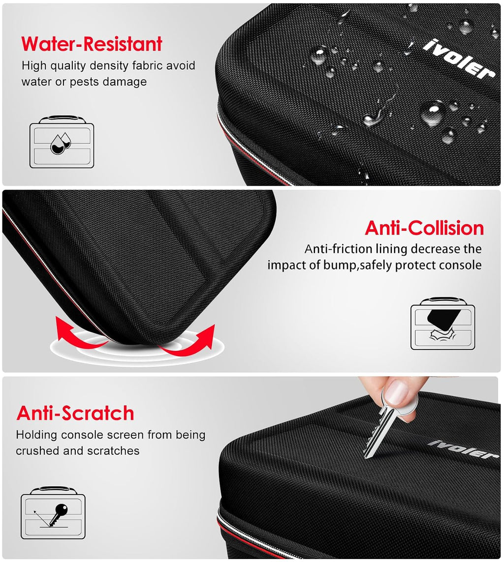 iVoler Estuche de almacenamiento para Nintendo interruptor/interruptor OLED 2021