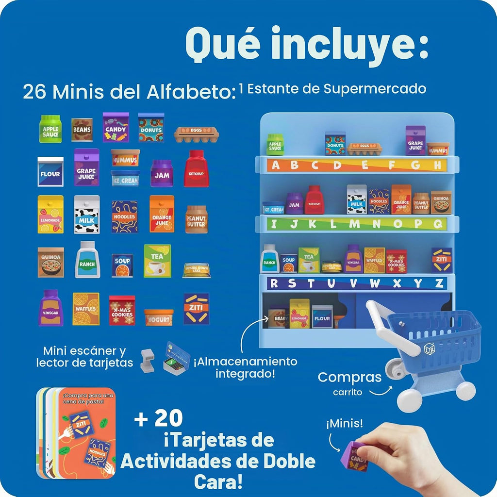 Learning Resources Alfabeto Mini Mercado