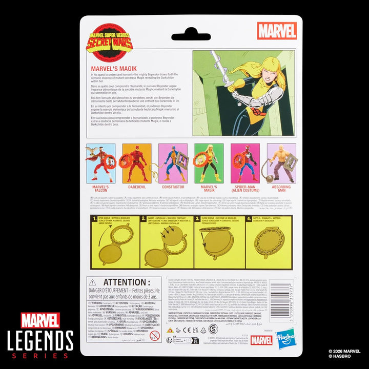 Marvel Legends Series Secret Wars Magik, Retro X-Men y New Mutants...