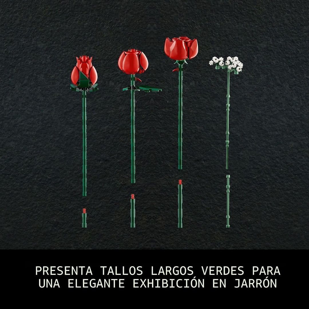 LEGO Botanicals - Ramo de rosas artificiales juego de