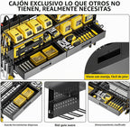 Organizador de herramientas eléctricas para montaje en pared con