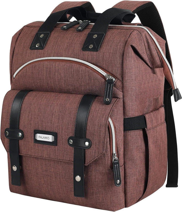 FALANKO Mochila para laptop para mujer, elegante mochila de viaje p...