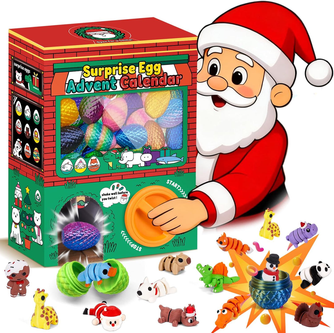 YILCER Calendario de Adviento de Navidad 2025, máquina expendedora,...