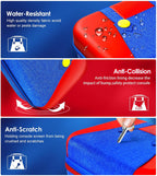 ivoler Maletín de Transporte y Almacenamiento para Nintendo Switch 2 2025 Todo en Uno Casos Rojo+Azul