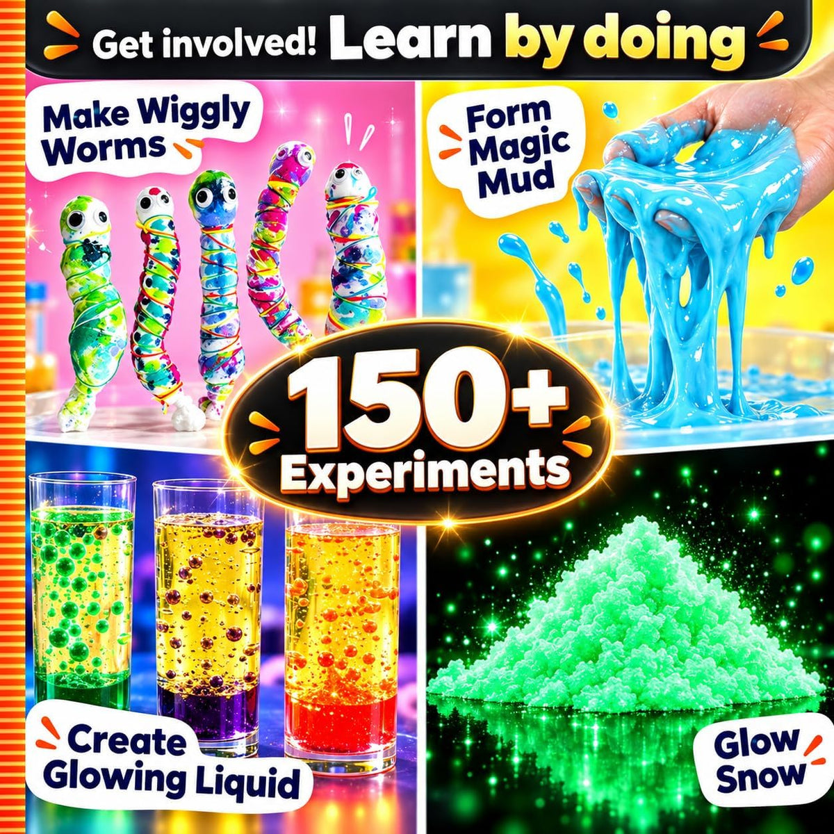 Butterfly EduFields Science Kits para Kids Ages 8-12 8-14 | 150+ Experiments