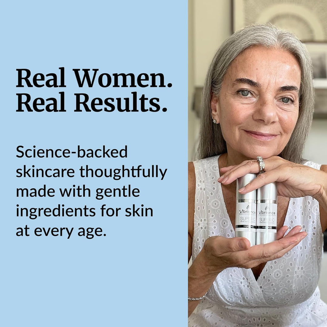 Vibriance Super C Serum para piel madura, fórmula vitamínica todo e...