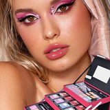 Wisnewth Kit de maquillaje todo en uno de 45 piezas con estuche de...
