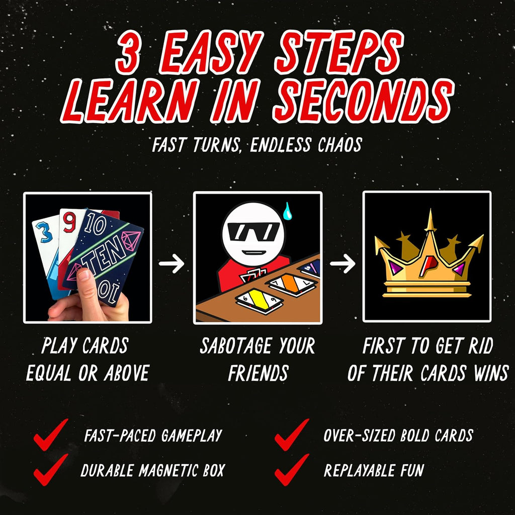PAYBACK Edición original: divertidos juegos de cartas familiares con traición, estrategia y caos para adolescentes y adultos, fiesta de ritmo rápido y juego de viaje, ideal para adolescentes, amigos y familias