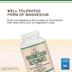 Glicinato de magnesio 400 mg, 90 cápsulas, 90 unidades
