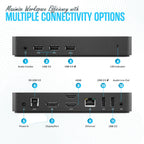 Dell D3100 - Estación de acoplamiento USB 3.0, base de monitor doble de