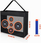 600 piezas de balas de repuesto para pistolas Nerf N-Strike Elite Series Blasters, juguetes de dardos con bolsa de almacenamiento de malla para práctica de tiro portátil