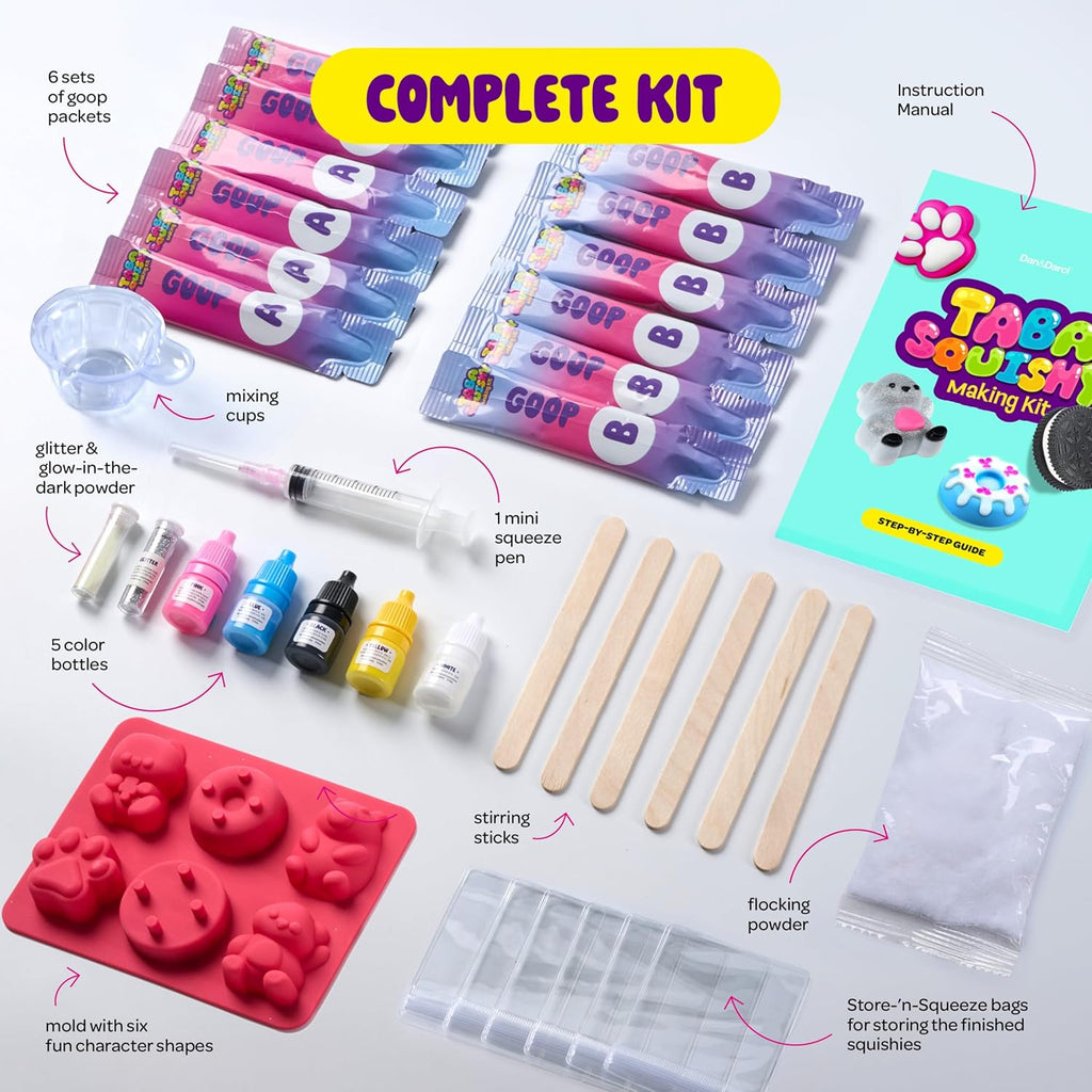Taba Squishy Making Kit para niños - Kits de manualidades Squishies