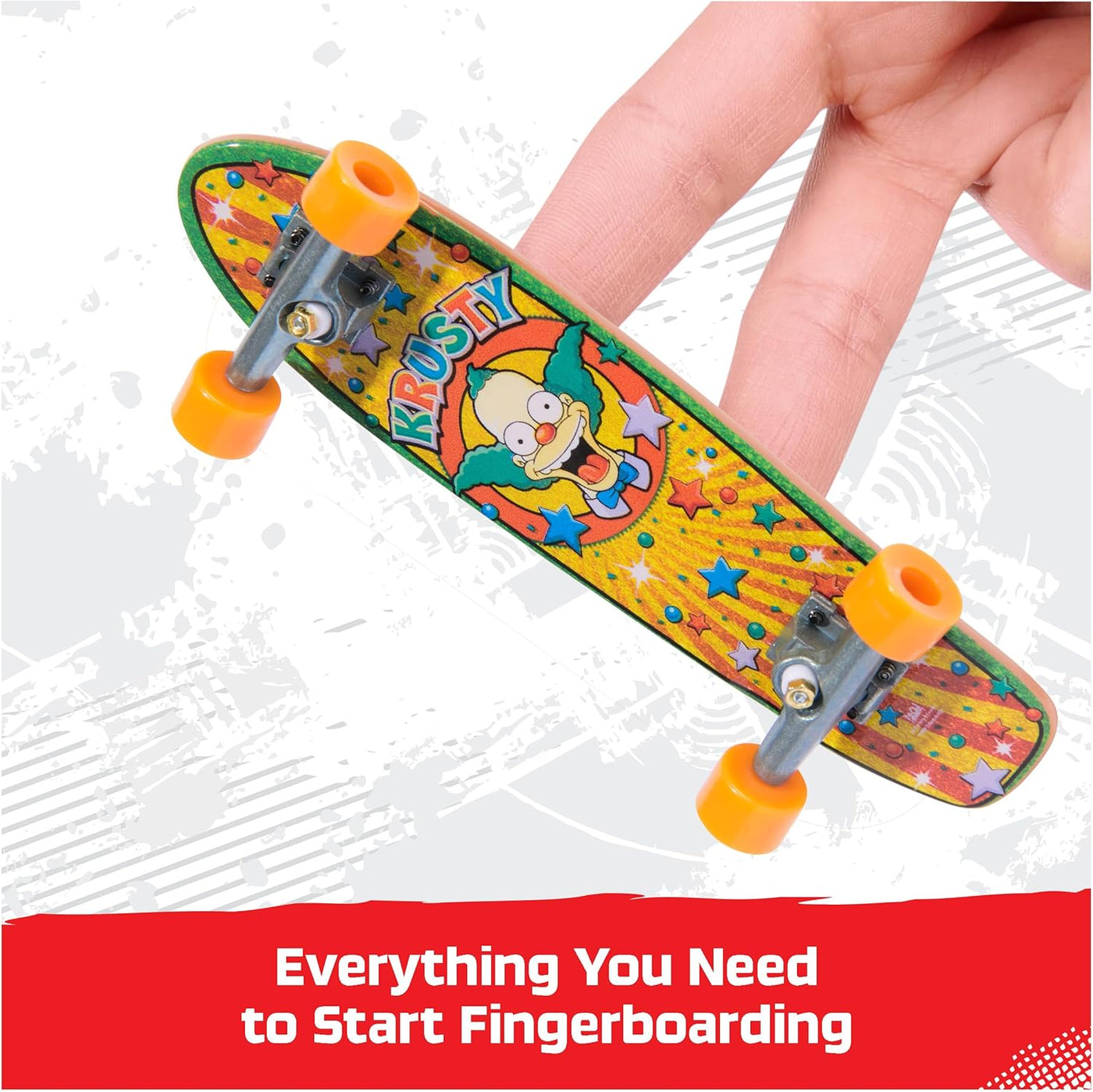TECH DECK Ultra DLX - Juego de 4 patinetas Simpsons mini