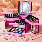 JeeMoien Kit de fabricación de pulseras con dijes para niñas de 5, 6, 7, 8-12, kit de pulseras de la amistad, kit de fabricación de joyas para manualidades, regalo de cumpleaños, juguete para 6, 7, 8