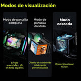 TRYX Panorama SE 360 ARGB 360mm AIO Giratoria Pantalla AMOLED Curva...