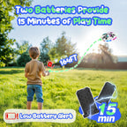 Foam UFO Drone para niños, Avión RC acrobático con luces LED, 15 min de vuelo