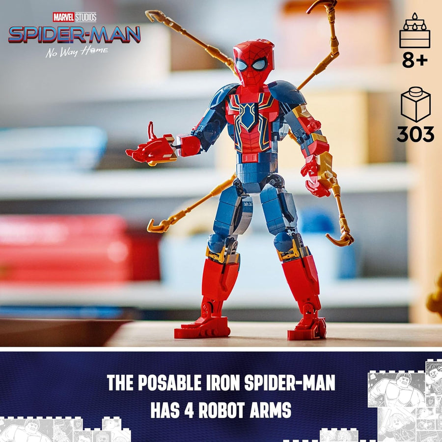 LEGO Marvel Iron Spider-Man - Figura de construcción para