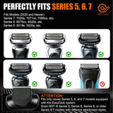 Accesorio de cabezal recortador de barba compatible con Braun Serie...