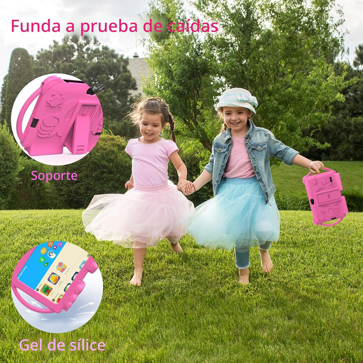 HOTTABLET Tableta para niños de 7 pulgadas, Android 12, 4 GB de RAM...