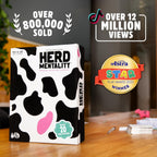 Juego de mesa familiar Herd Mentality + paquete de expansión | Divertido juego de fiesta para adultos, adolescentes y niños | Fácil de aprender, ideal para grupos grandes, diversión familiar y noche de juegos