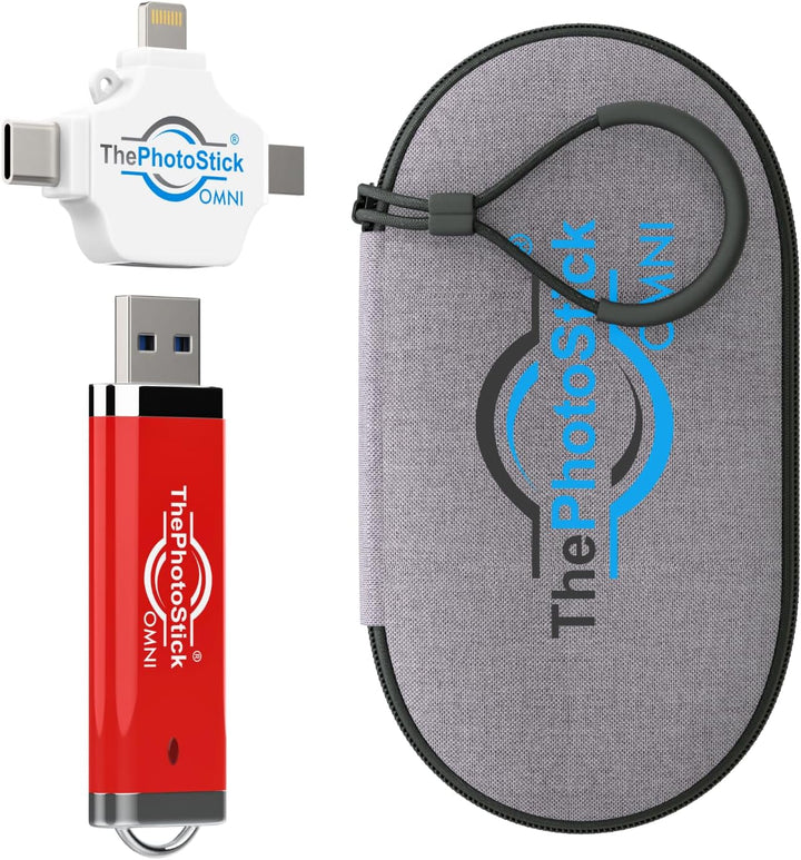 ThePhotoStick® Omni - Funda protectora de 512 GB + - Copia de segur...