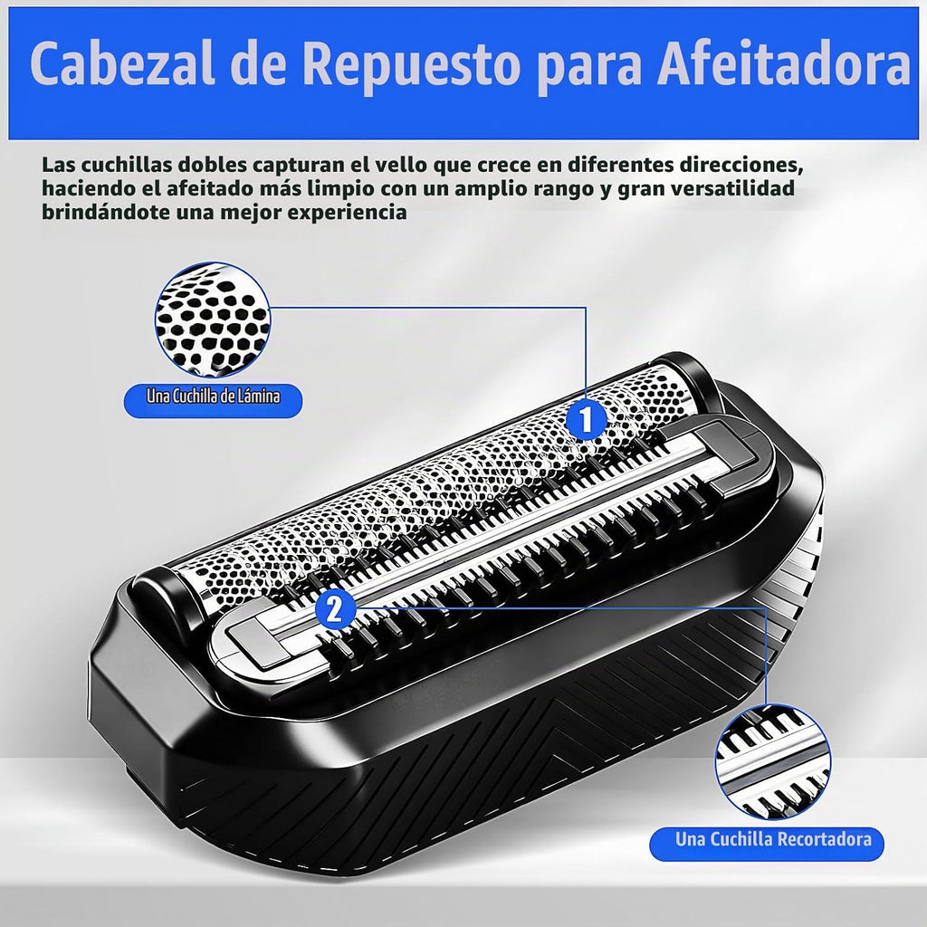 Cuchillas de repuesto para afeitadoras MANSCAPED Handyman, color negro, 2