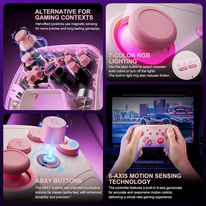 linhugame Wireless Controller For Switch,Compatible with switch 2\/...