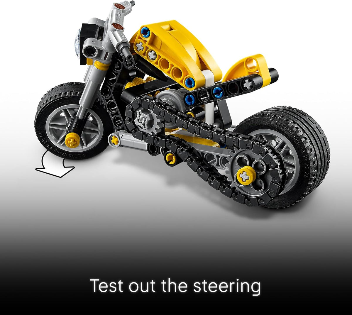 LEGO Technic - Juguete de motocicleta amarillo \u2013 Juguete de co...