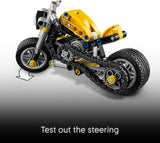 LEGO Technic - Juguete de motocicleta amarillo \u2013 Juguete de co...