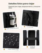 LOVEVOOK Mochila de viaje, Negro, 18 pulg., Viajes