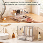 Cajones de almacenamiento apilables transparentes: cubos