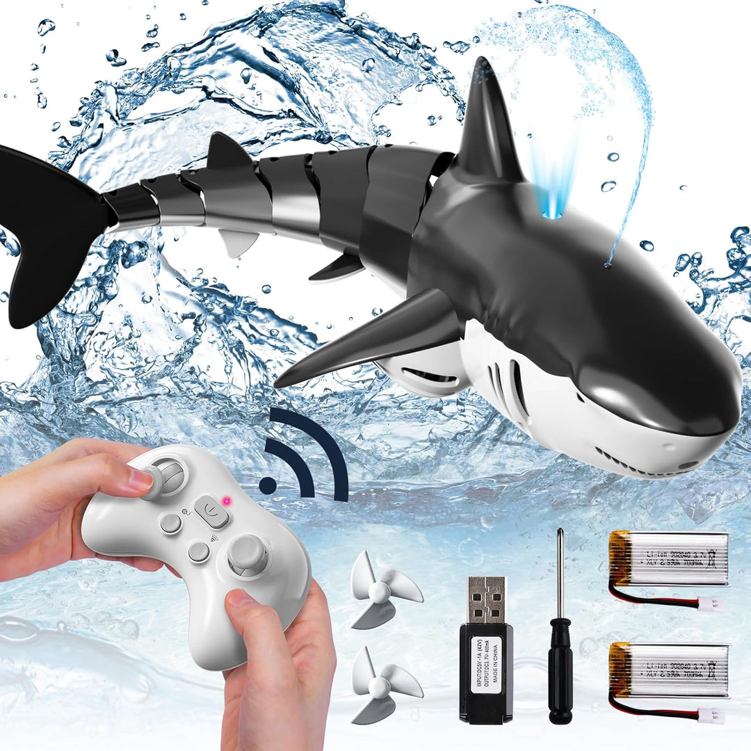 Bennol Juguetes de tiburón a control remoto 2.4Ghz para niños y niñ...