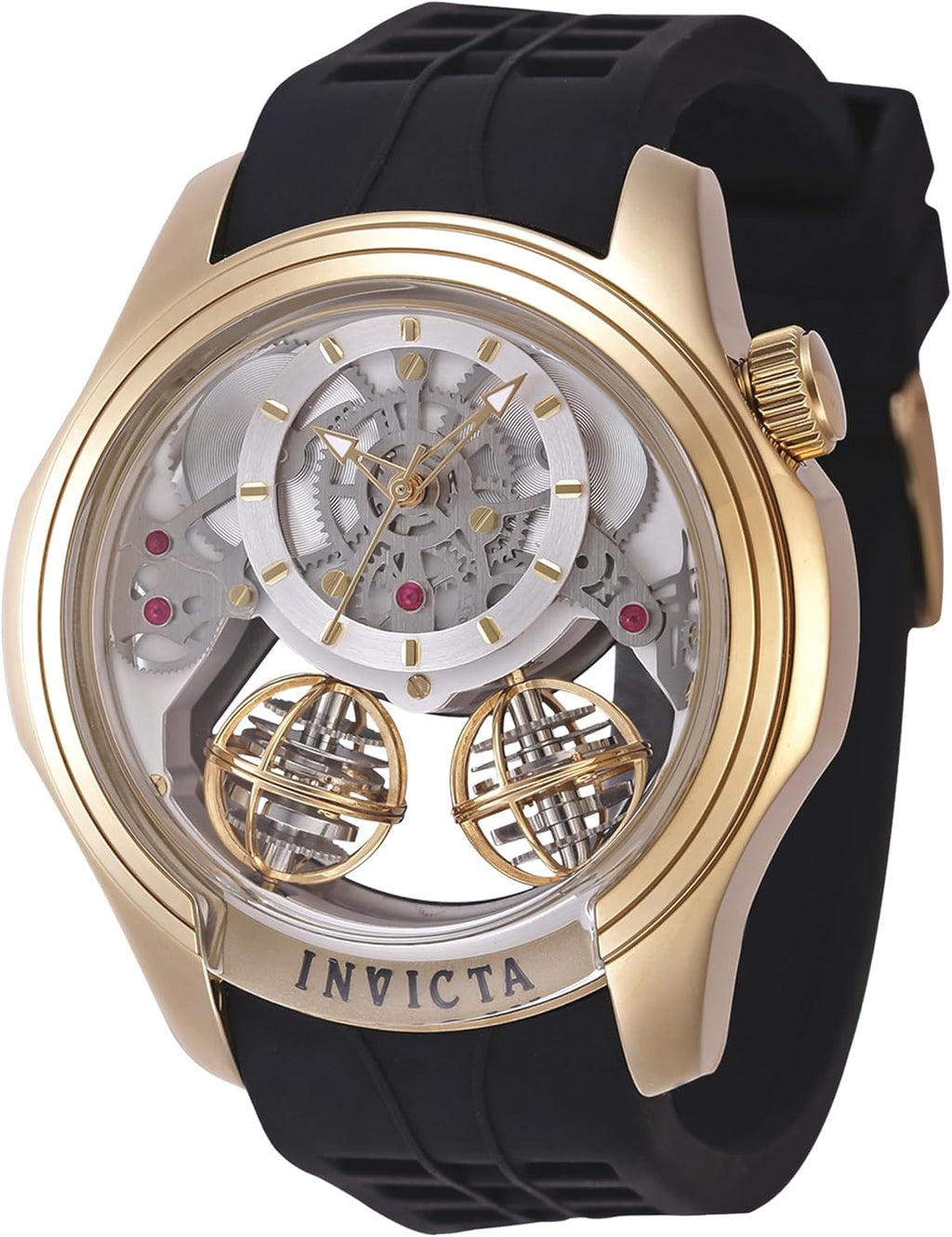 Invicta Reloj de cuarzo especial con esfera plateada para hombre 47375