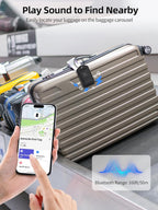 Etiquetas de equipaje, funciona con Apple Find My, etiqueta de maleta de
