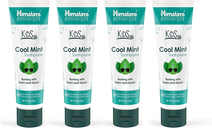Himalaya Botanique - Pasta de dientes para niños, a base de hierbas...